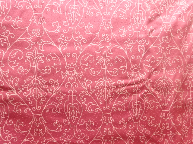  未使用品　更紗模様小紋着物